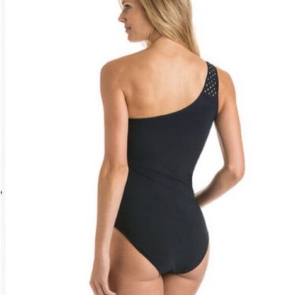 XXS Vineyard Vines, Black One Piece Swimsuit, Style 2M0526 - Picture 2 of 7